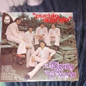 Los Tigres Del Norte Vinyl Record - Pink Purple Logo Original Press 1976...